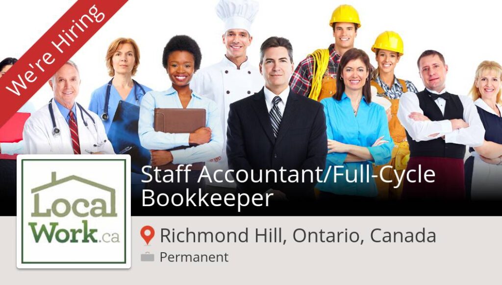 Bookkeeper needed in Canada